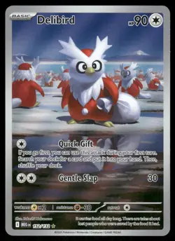 Pokemon Cards Delibird 152/132 Mega Evolution Illustration Rare NM - Image 1