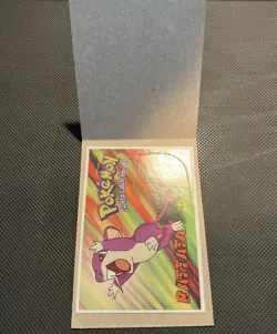Vintage 1999 Pokemon Rattata Vending Machine Sticker Card A&A Made in USA - Image 3