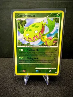 Carnivine 21/130 Diamond & Pearl Reverse Holo Rare Pokemon TCG Card LP - Image 1