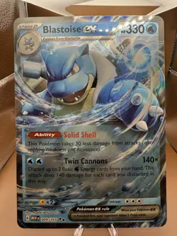 Blastoise ex 009/165 Jumbo Cards Holo - Image 1