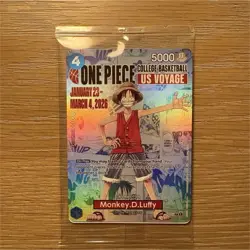 One Piece Monkey.D.Luffy College Promo Card P-055 Holo Full Art US Voyage CCG - Image 1