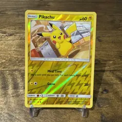 Pokemon Card Pikachu Unified Minds Reverse Holo 55/236 Near Mint - Image 1