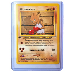 Hitmonchan 69/105 Pokemon TCG 1st Edition Neo Destiny NM Vintage 2002 Card - Image 1