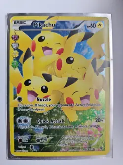 3 Pokemon Cards: Jolteon EX+Pikachu Libre+Pikachu Full Art, great condition holo - Image 2