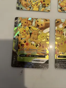 Pikachu V-Union [Set of 4] SWSH: Sword & Shield Promo Cards Holo - Image 4