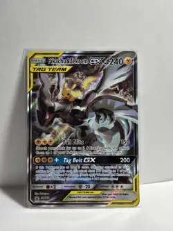 *GRAIL PROMO* Pikachu & Zekrom GX SM168 Promo SIR Card - Image 1