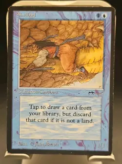 Mtg 💥💥 Sindbad 💥💥 Arabian Nights NM/LP Magic The Gathering - Image 1