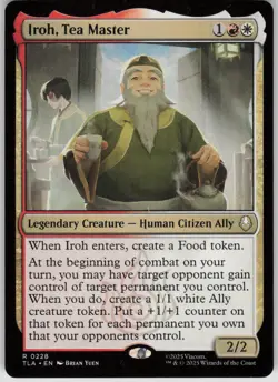 MTG Iroh, Tea Master Normal NM Avatar: The Last Airbender Magic 228 - Image 1