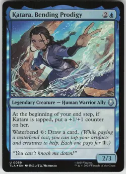 MTG Katara, Bending Prodigy Foil NM Avatar: The Last Airbender Magic 59 - Image 1
