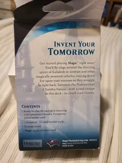 MTG Magic Chandra Pyrogenius Planeswalker Sealed Deck Kaladesh w/ 2 Packs #2 - Image 2