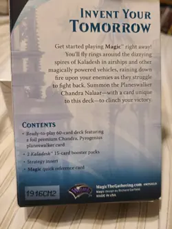 MTG Magic Chandra Pyrogenius Planeswalker Sealed Deck Kaladesh w/ 2 Packs #2 - Image 3