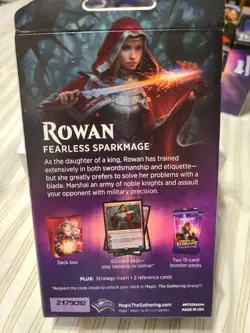 MTG Magic Rowan Fearless Sparkmage Planeswalker Sealed Deck Throne of Eldraine 2 - Image 2