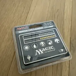 Ultra Pro MTG Black Abacus Life Counter Magic the Gathering Premium Metal NEW! - Image 1