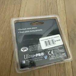 Ultra Pro MTG Black Abacus Life Counter Magic the Gathering Premium Metal NEW! - Image 2