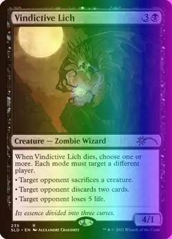 MTG Vindictive Lich (235/3004) Secret Lair Drop Series LP FOIL - Image 1