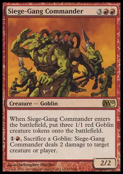 MTG Magic the Gathering Siege-Gang Commander (157/257) Magic 2010 MP - Image 1