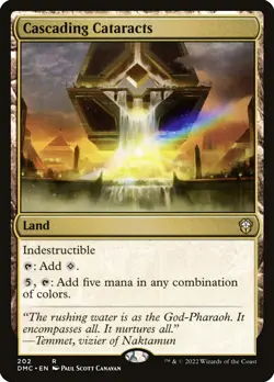 MTG Cascading Cataracts (202/265) Dominaria United Commander NM - Image 1