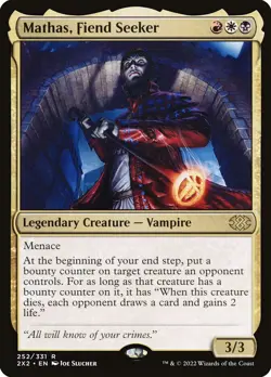 MTG Magic the Gathering Mathas, Fiend Seeker (252/686) Double Masters 2022 LP - Image 1