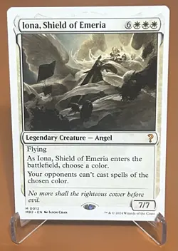 Iona, Shield of Emeria (White Border) Mystery Booster 2 Regular - Image 1