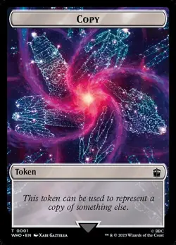 Copy Token 10x - Colorless - Gaztelue Art - WHO Dr. Who MTG Magic NM - Image 1