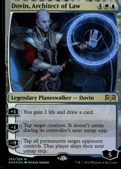 Ravnica Allegiance #265 Dovin, Architect of Law - Image 1