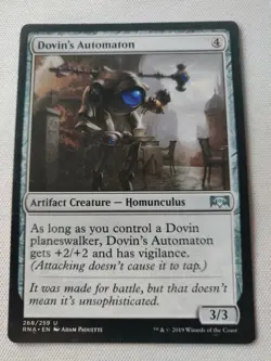 1x DOVIN'S AUTOMATON ~mtg NM Ravnica Allegiance Unc (268/259) x1 - Image 1