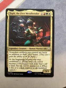 Toph, The First Metal Bender Avatar The Last Airbender MTG Magic NM RegularTq - Image 1