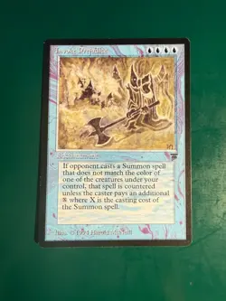 MTG - Magic the Gathering - Invoke "Prejudice" - Legends - LP - Banned - Rare - Image 1