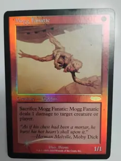 MTG English Edition Mogg Fanatic FNM DCI Promo FOIL 988039 - Image 1