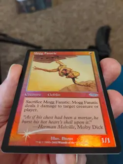 MTG English Edition Mogg Fanatic FNM DCI Promo FOIL 988039 - Image 2