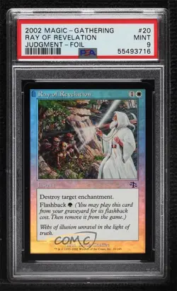 Ray of Revelation Foil Magic: Judgment PSA 9 MINT 2002 - Image 1