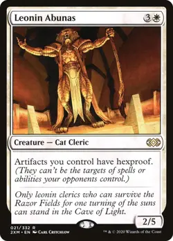 NM - Foil - Leonin Abunas - 21 - Double Masters - Image 1
