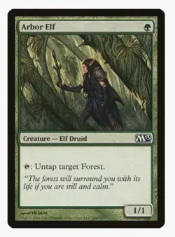 Arbor Elf | MTG M13 | Pauper Modern Pioneer EDH Mana Ramp Dork Elf Tribal | LP - Image 1