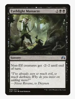 Eyeblight Massacre | MTG ORI | Elf Tribal Board Wipe Sweeper EDH | LP - Image 1