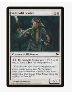 Safehold Sentry | SHM | Elf & Warrior Tribal Staple | MTG Pauper EDH | LP - Image 1