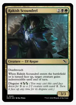 Rakish Scoundrel (FOIL) | MKM | ETB Indestructible | MTG EDH Protection | NEW NM - Image 1