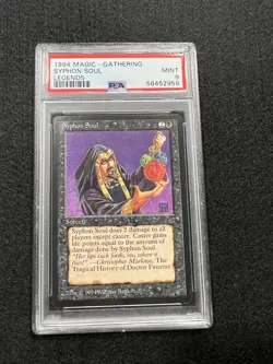 Magic the Gathering MTG Syphon Soul from Legends in a PSA 9 !! - Image 1