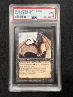 Magic the Gathering MTG Vampire Bats from Legends in a PSA 9 !! - Image 1