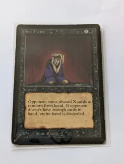 WOTC MTG Vintage Beta Edition Mind Twist (MP) CCG Magic the Gathering - Image 1