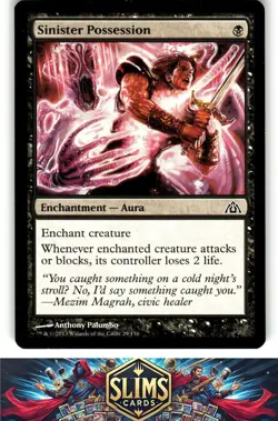 Magic the Gathering MTG Dragon's Maze Sinister Possession #29 Buy 2 Get 1 - Image 1