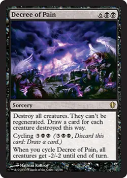 1x Decree of Pain NM-Mint, English Commander 2013 MTG Magic - Image 1