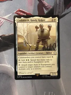 Codsworth, Handy Helper PIP #14 - MTG Universes Beyond: Fallout Near Mint - Image 1