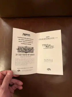 Test Of Metal: A Planeswalker Novel - Rare Magic The Gathering Sample Chapter - Image 3