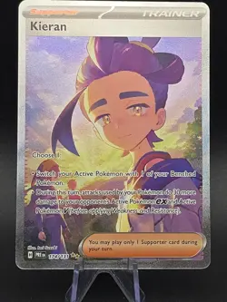Kieran 174/131 Prismatic Evolutions SIR Trainer Pokemon TCG Near Mint Gradeable - Image 1