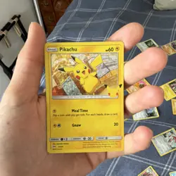 Pokemon Pikachu McDonald's 25th Anniversary Promo Holo 60 HP Basic 25/25 - Image 1