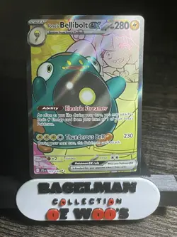 Ionos Bellibolt EX 172/159 Pokemon SV09 Journey Together Ultra Rare Full Art - Image 1