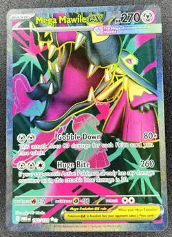 Mega Mawile ex 162/132 Mega Evolution Ultra Rare Full Art Pokemon NM - Image 1