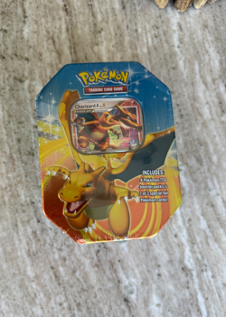 Pokemon 2009 Fall Collector's Charizard Tin Factory Sealed Good Condition - Image 1