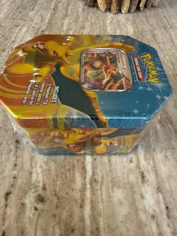 Pokemon 2009 Fall Collector's Charizard Tin Factory Sealed Good Condition - Image 3