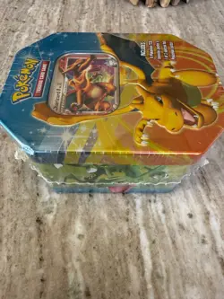 Pokemon 2009 Fall Collector's Charizard Tin Factory Sealed Good Condition - Image 5